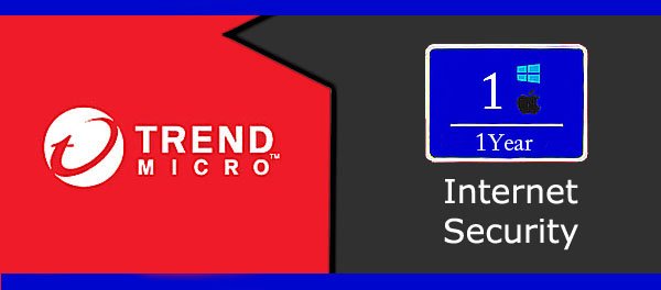 Trend Micro® Internet Security, 1-Year, 1 Devices (PC/MacOS®) ESD