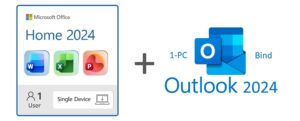 Microsoft® Office 2024 Home (formerly H&S) + 2024 Outlook Edition (Internet Activation, MS Account) ESD