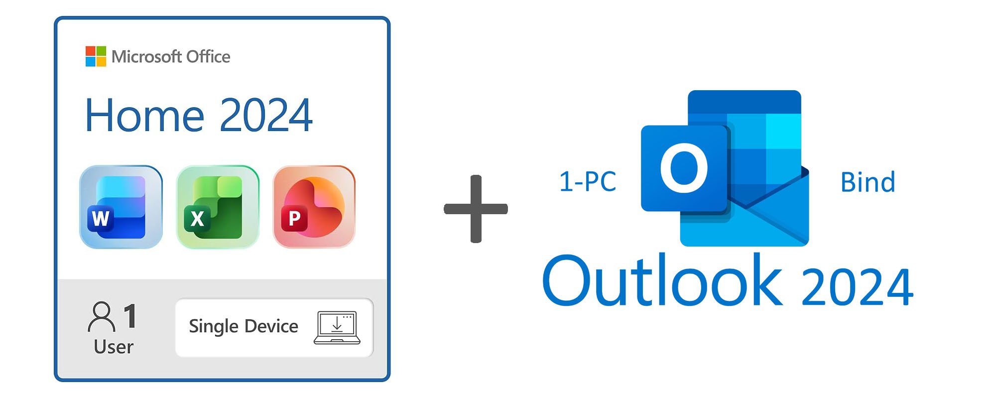 Microsoft® Office 2024 Home (formerly H&S) + 2024 Outlook Edition (Internet Activation, MS Account) ESD